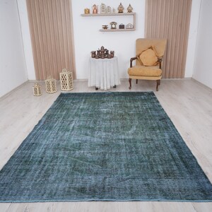 6x9 rug, muted oushak rug, neutral vintage rug, 6x9 turkish rug, faded rug, wool rug, turkish area rug,handmade,bohemian rug,antique rug,825