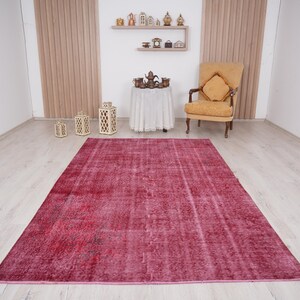 6x9 rug, muted oushak rug, neutral vintage rug, 6x9 turkish rug, faded rug, wool rug, turkish area rug,handmade,bohemian rug,antique rug,578