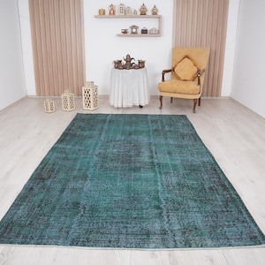 6x9 rug, muted oushak rug, neutral vintage rug, 6x9 turkish rug, faded rug, wool rug, turkish area rug,handmade,bohemian rug,antique rug,543