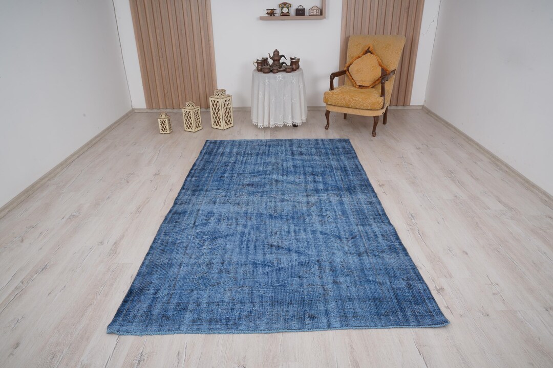 Handmade 5x8 Turkish Wool Rug: Muted Bohemian Oushak - Etsy