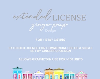Extended License for One Clipart Set