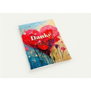 Kunstkaartenset "Thank You" (set van 10, gevouwen) – met motieven van "Wunder & Werke"