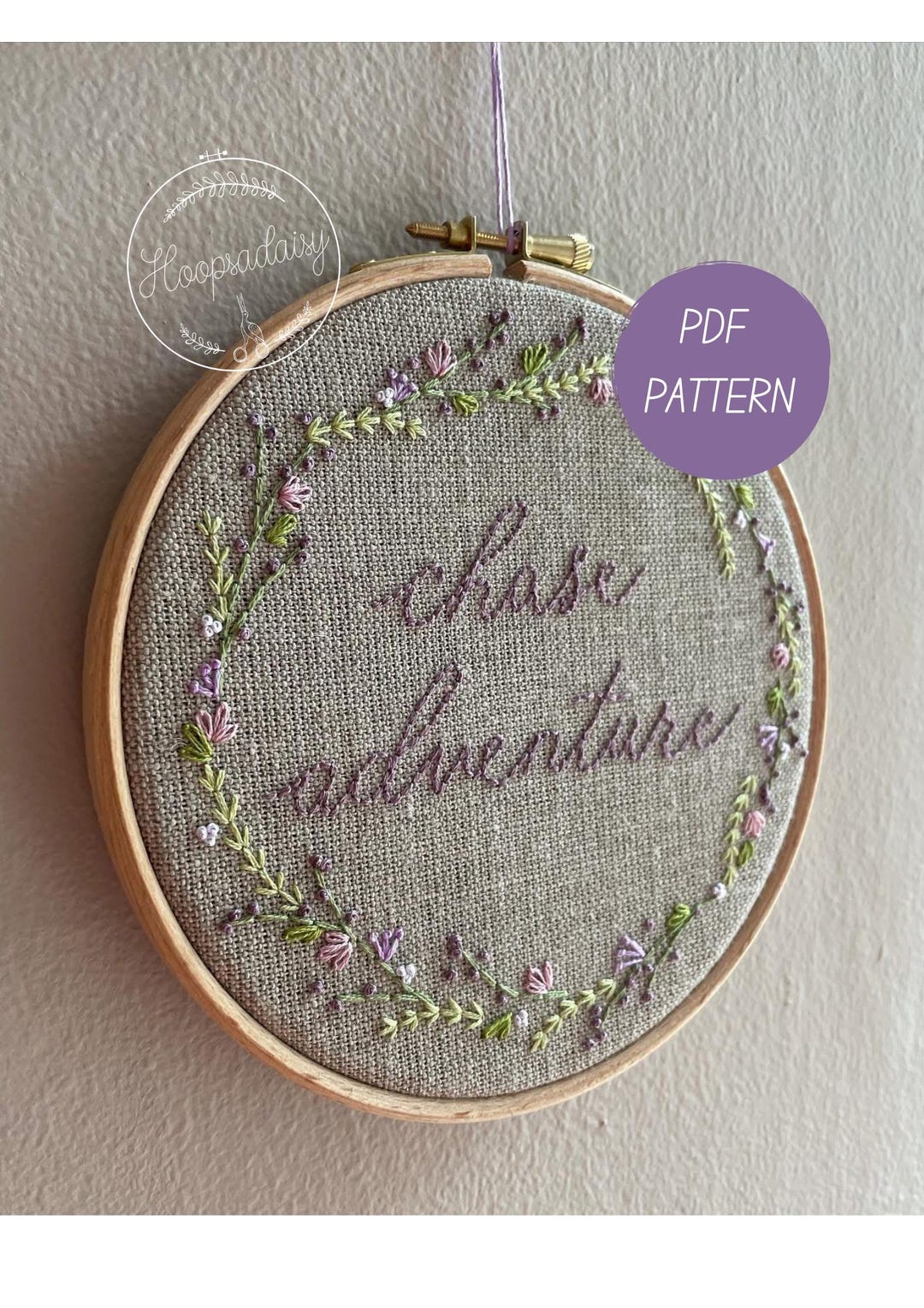 Chasing Adventure Embroidery PDF Pattern - Etsy