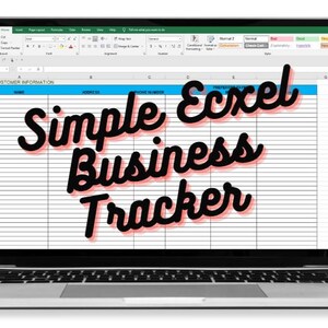 ¡Rastreador de negocios de Excel simple con celdas formateadas!