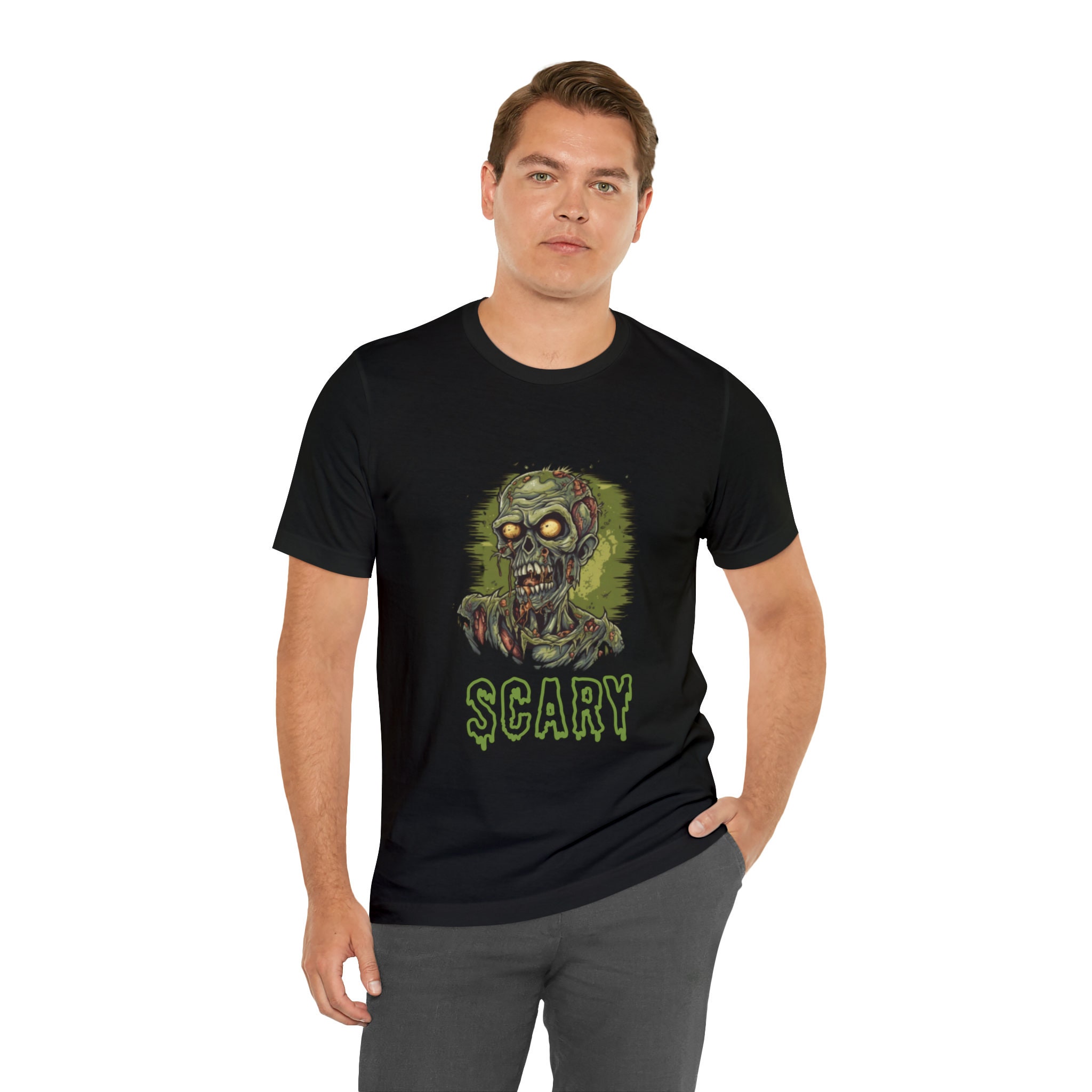 Discover Zombie Apocalypse Mens T-shirt,Halloween,Horror,geek,geeky shirt,Dead Shirt,scary t shirt,gift,Comic,Zombie Gift,Trick Or Treat Shirt,spooky