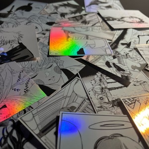 Random Anime Sticker Packs / Customizable / Holo Stickers / Stickers for Phone Cases & Laptop etc.