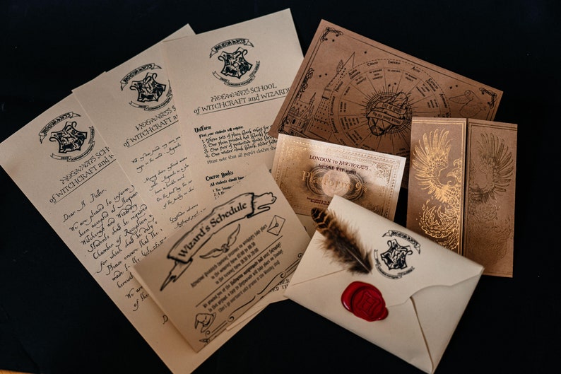 Personalized Harry Potter Acceptance Letter.
