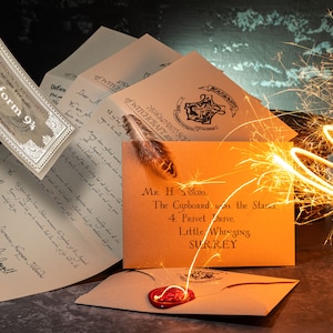 HOW TO MAKE HARRY POTTER INSPIRED GIFTS ⚡️ HOGWARTS LETTER, WAND, POTIONS