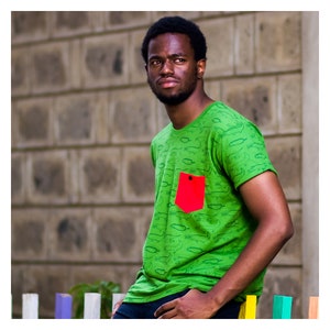 Green t shirt mens hotsell