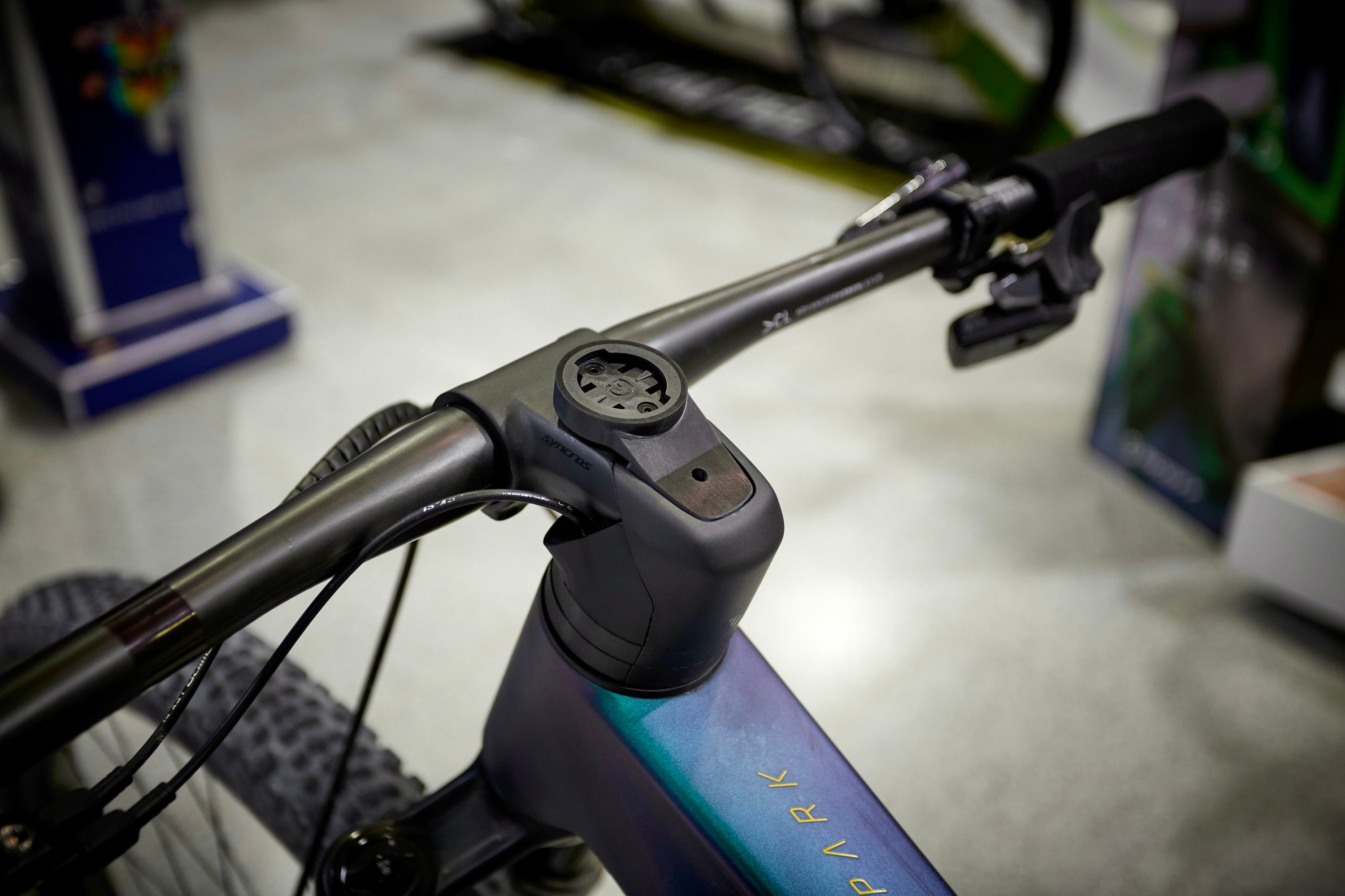 Bike3D Support GPS Compatible avec Scott Spark et Patron 2022/25, Scott Scale ou Lumen 2023/25 et Scott Voltage, Genius ou Ransom 2024/25 (0º