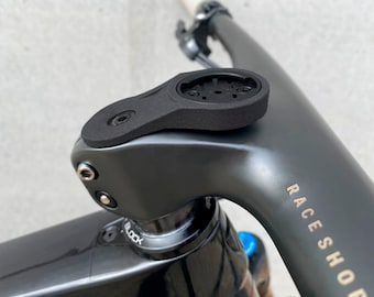 Garmin, Hammerhead, Magene, Igsport o Wahoo Universal GPS Mount with Top Cap for Stem or Integrated Handlebar, 3D Printed