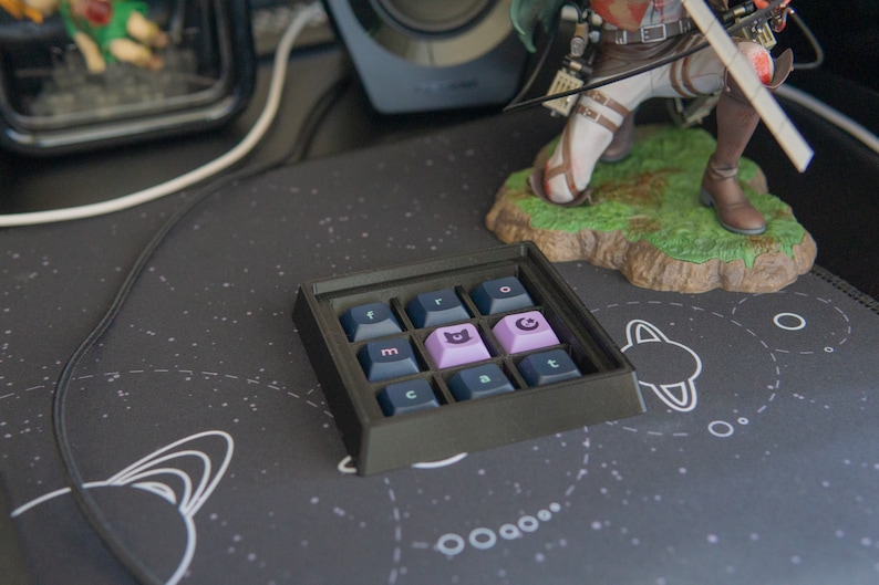 Artisan Keycap Tray for Desktop Storage and Display 38 colors 2 sizes image 7