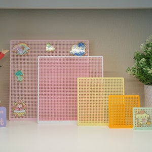 Pin Board for Desktops & Shelves 30 colors 5 sizes (Square Version)