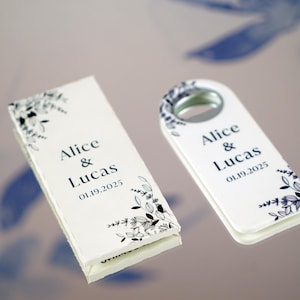 Magneti di Nozze per Ospiti, Eleganti Confezioni con Sigillo in Cera per Occasioni Speciali, Perfetto per Bridal Shower, Pronto all’Uso