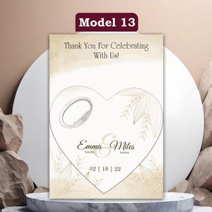 Apribottiglie Bomboniera per Matrimonio Islamico, Elegante Regalo Magnetico Ospiti Grande Quantità per Celebrare il Vostro Giorno Speciale