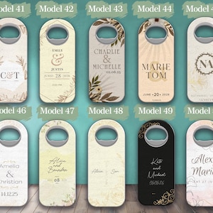 100Pcs Wedding Favor For Guests, Customizable Wedding Gift,Magnetic Bottle Opener,Save The Date, Custom Cap Opener,Wedding Gift