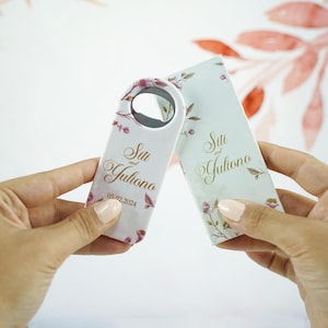 Apribottiglie Magnetico Matrimonio, Bomboniere Personalizzate & Pronte all'Uso Ospiti, Idea Regalo Perfetta Sposi, Celebrazioni Nozze Uniche