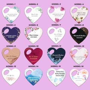 Save the Date Magnet Bottle Opener, Magnet Wedding Favors for Guests in Bulk Personalized Bottle Opener Magnet, Heart Shaped Gift for