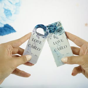 Apribottiglie Magnetico Personalizzabile con Sigilli in Cera, Elegante Bomboniera di Nozze in Scatola Kraft, Regalo Personalizzato Perfetto