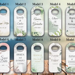 Apribottiglie Magnetico Personalizzato per Matrimoni – Bomboniere Stampate Misura, Souvenir , Regali Unici & Memorabili Occasioni Speciali