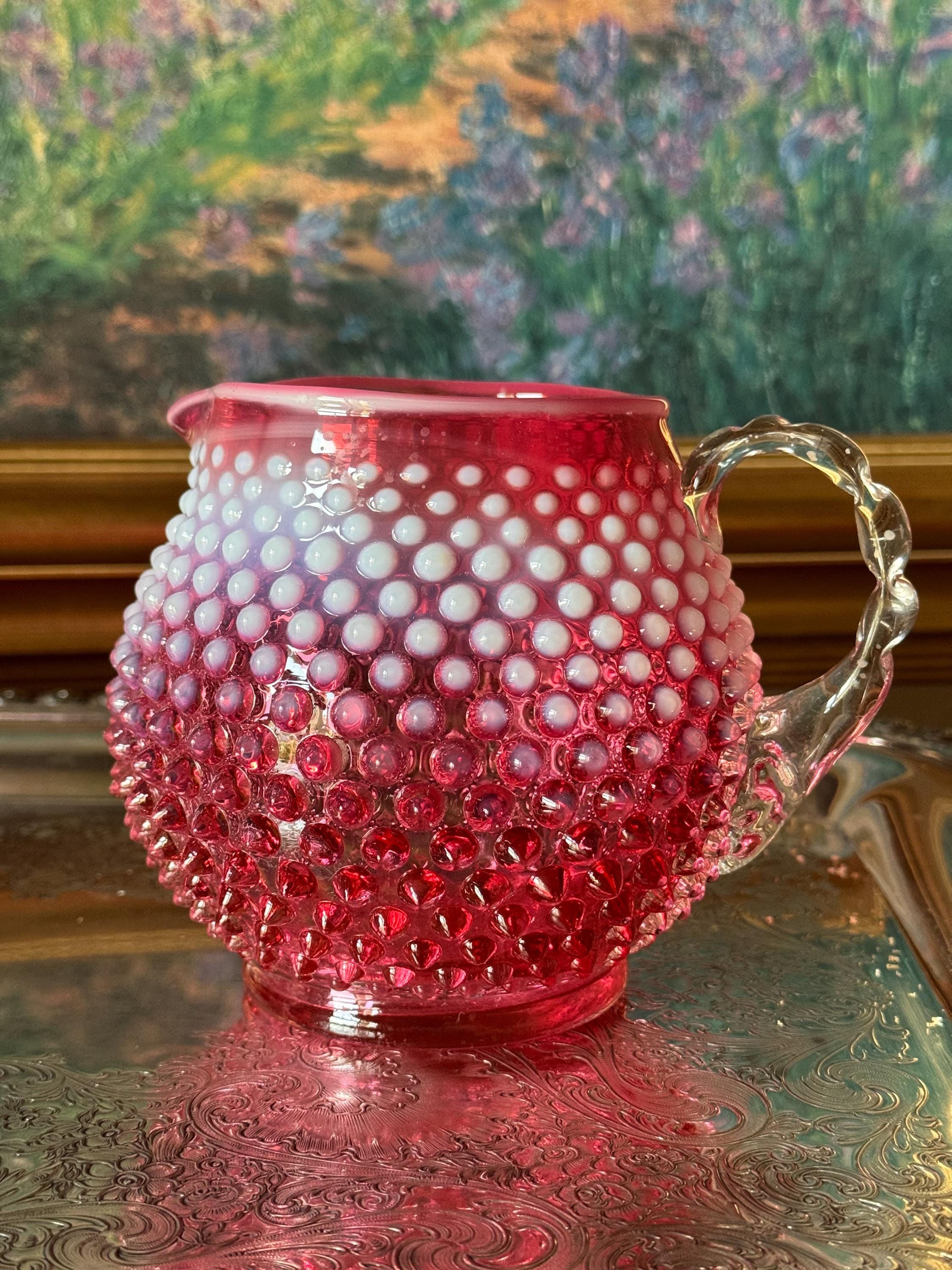 Fenton Cranberry Glass - Etsy