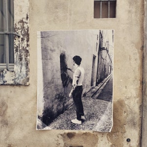 Carte postale - Le Garçon du mur