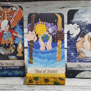 Porte-cartes Tarot et Oracle, carte du jour - Guide et inspiration Dailly. Message de tarot, lecture, messages psychiques