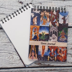Tarot Journals - Art notepad, pocket shopping list, note book, mini sketchpad, pocket travel book