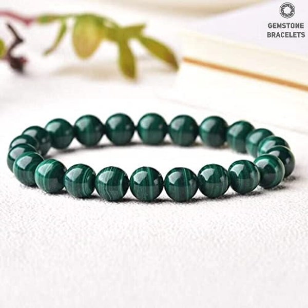 Malachite Bracelet Etsy