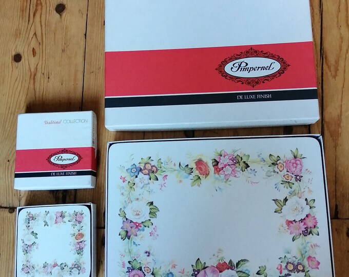 Set of 6 Pimpernel Traditional Collection Placemats and Coasters 'victorian' Series Etsy