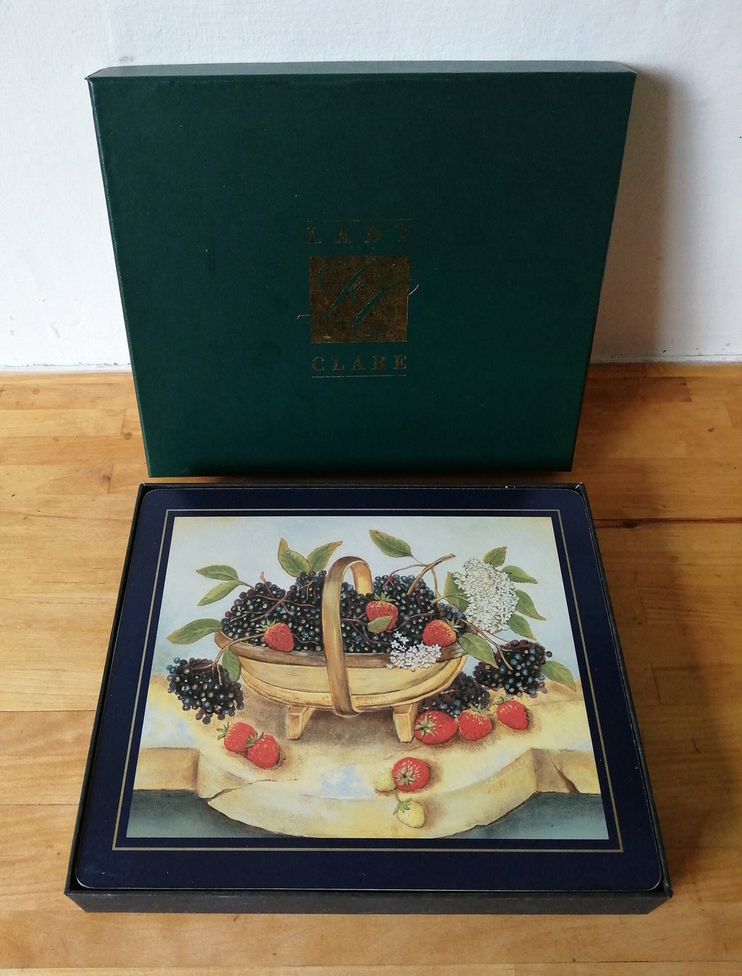 Lady Clare Set of Six Melamine Table Mats 'summer Etsy