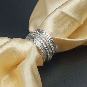 Silver Spinner Rings For Women, Meditation Worry Fidget Rings For Women And Men,  Christmas Gift