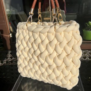 Stricktasche/Häkeltasche „Sami“ Strickanleitung mit Tube Garn, deutsche Videoanleitung, digitale Datei