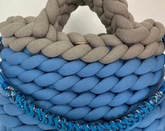 Crochet/knit bag "Susan". German instructions/video. This is a digital file.