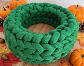 Strickanleitung für Strickkranz/Decokranz/Adventskranz/Osterkranz. Digitale Datei. Für alle Jahreszeiten.