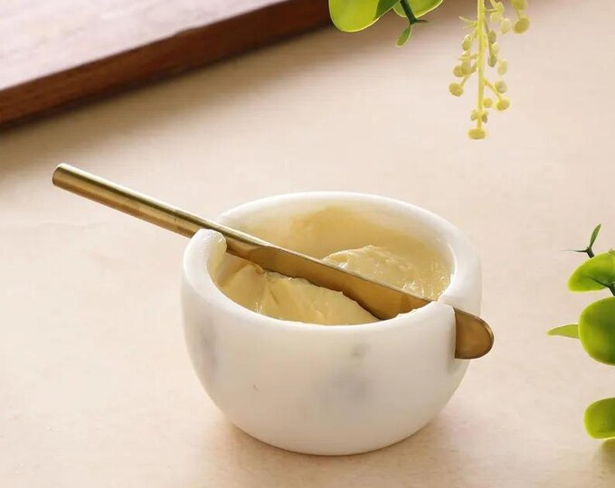 Handmade Marble French Butter Crock