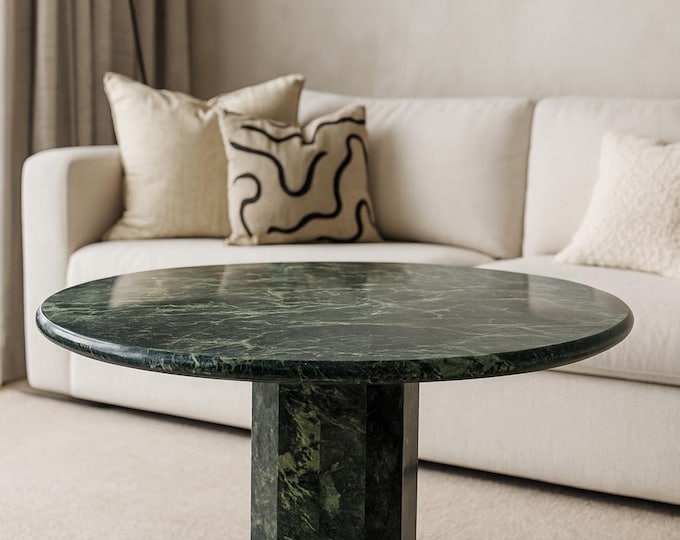 Elegant Round Stone Dining Table for Modern and Luxury Interiors