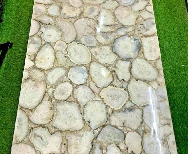 Agate stone Coffee natural Stones Table Top/ Counter Slabs Handmade Home Decor