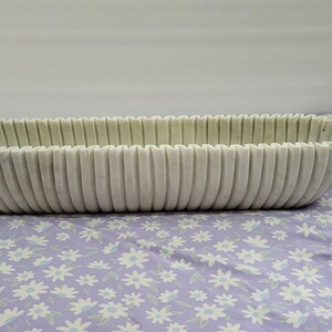 Handcrafted Ribbed Marble Bowl for Home Décor Customization Available