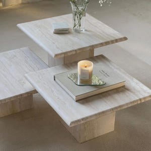 Travertine nesting tables travertine coffee tables modern travertine nesting tables handmade travertine coffee tables