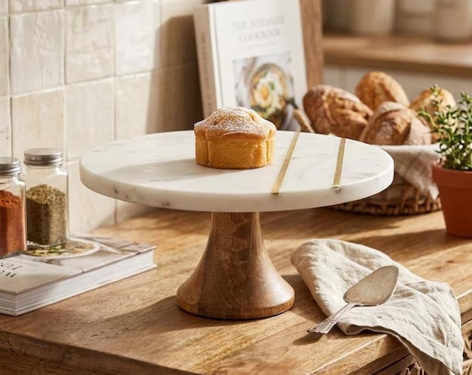 Marble Display Stand for Cakes & Decor | Elegant Stone Pedestal Tray
