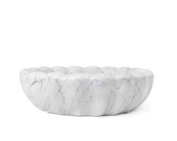 Custom Flower-Shaped Marble Bathroom Sink