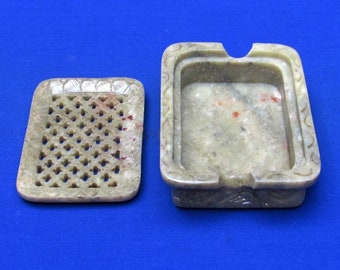 Jabonera de mármol Accesorios de baño Decoración del hogar hecha a mano