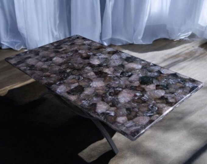 Handmade Agate Coffee Table – Luxury Stone Center Table