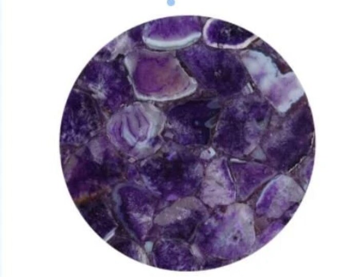 Agate Coffee Table Top Side Table Corner Table Beautiful Interior Decor for Home Office Restaurant