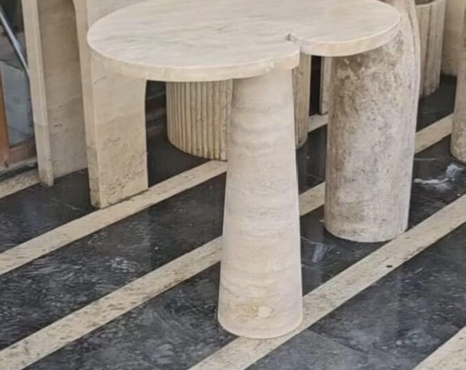 Modern Marble Bedside Table: Minimalist Nightstand Accent