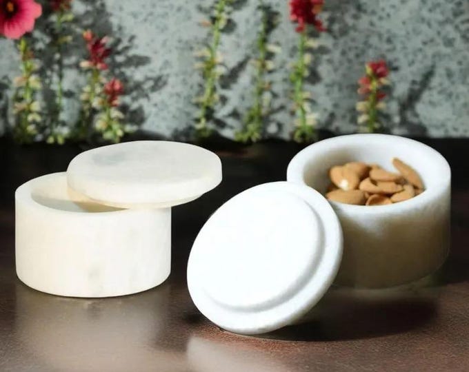 Marble Infinity Storage Container with Lid