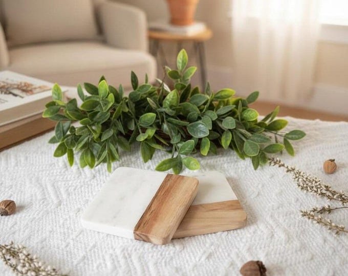 Luxury Veridian Marble square Coasters – Set of 4 with Polished Finish