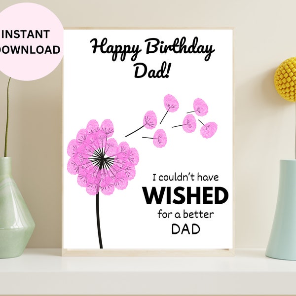 Happy Birthday Fingerprint - Etsy