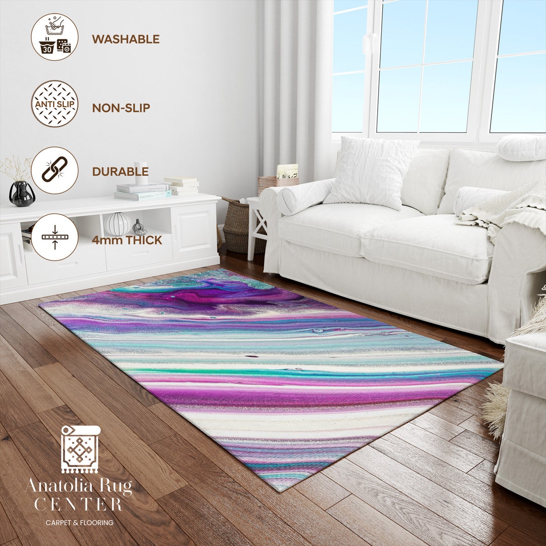 Purple Rug, Bright Purple Carpet, Modern Rugs, Popular Carpets